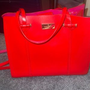 Kate spade red/pink purse